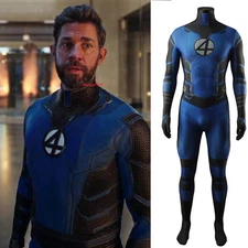Fantastic Four Mister Fantastic Cosplay Bodysuit Jumpsuit Adult Kid Halloween