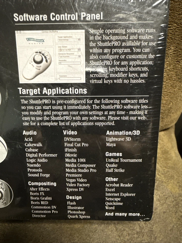 Contour Design Shuttle PRO SP-JNS Multimedia USB Editing Controller NOS - Image 4 of 4