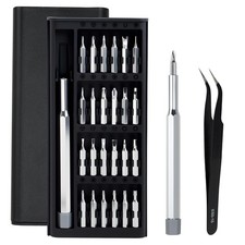 24-In-1 Magnetic Screwdriver Set, Mini Repair Toolkit with Micro Bits, for Wa...