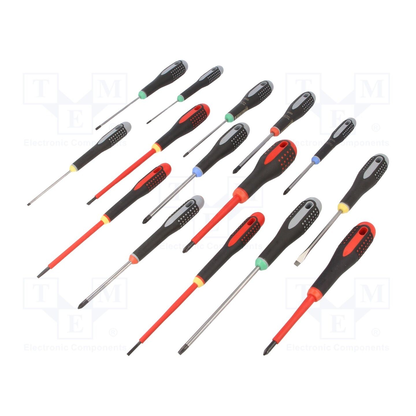Bahco BE-9877 Ergo Screwdriver Set 15-Part for Various Screws - Image 2