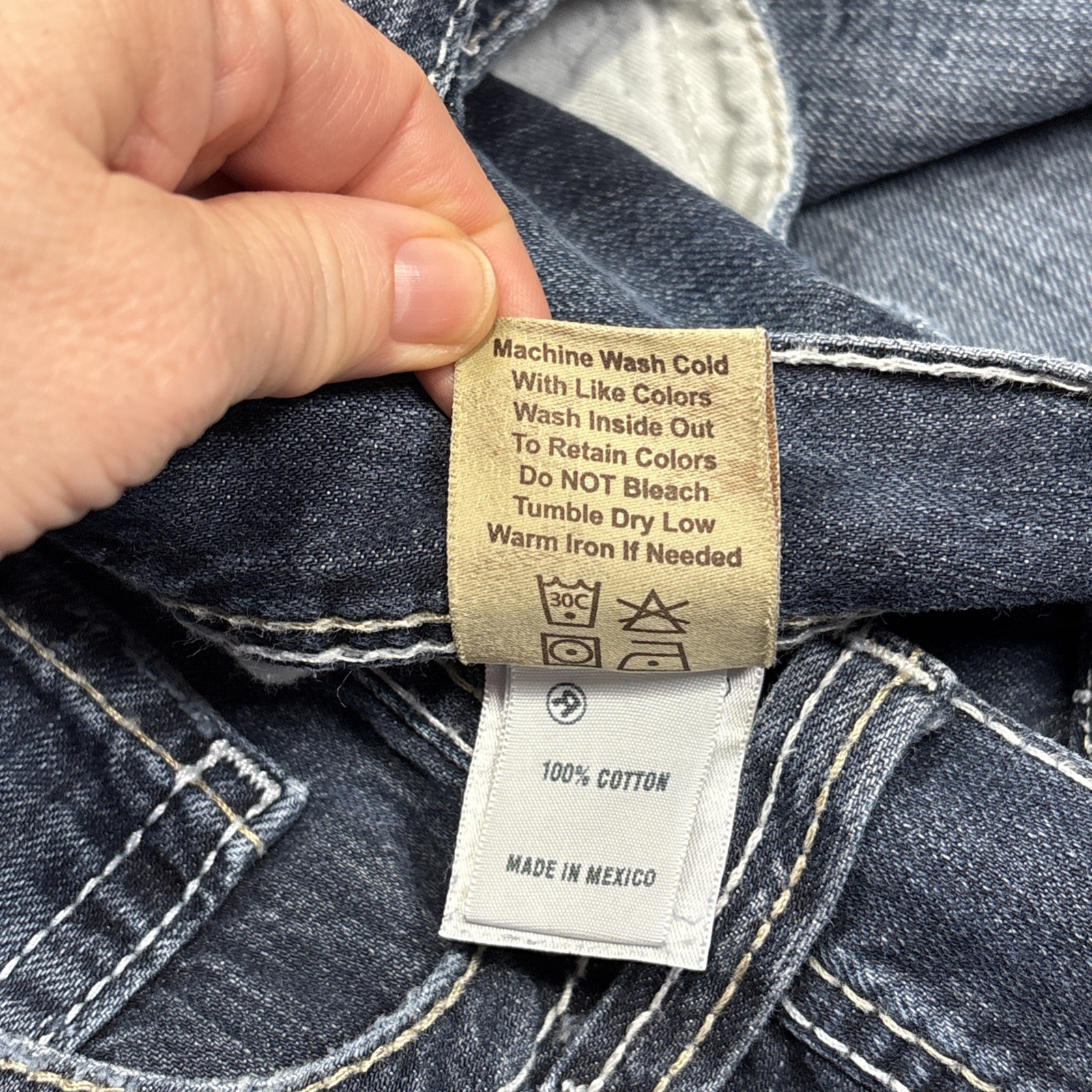 Big Star Voyager Straight Relaxed Size 36R (36x27.5) Men Denim Jeans - View 7