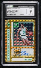 2023-24 Panini Phoenix Gold 3/10 ML Carr #PA-MLC CGC 9 Mint Auto 04cw