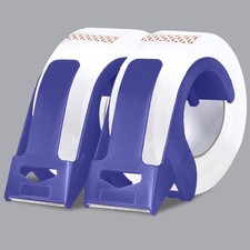 Heavy Duty Packing Tape with refillable Dispenser, Noiseless Packaging Tape 2...