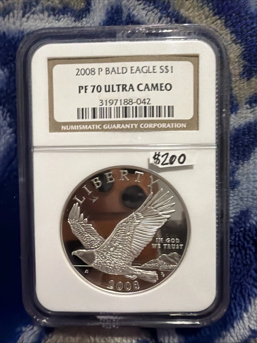 American Eagle PR 70 Graded 2008 Silver Bullion Coins for sale | eBay