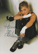 Original Autogramm Regina Halmich Boxen Weltm...
