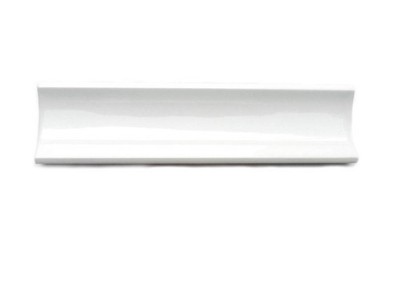 Fliesenbordüren 20x5cm Fliesenbordüre Eckbordüre Escocia white weiß glänzend