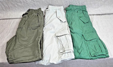 Lot of 3 Boys/Men  s Cargo Pants  Joggers - Gap Kids XXL  Hollister XS - Green/