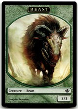 MTG Beast Token (3/3) T Duel Decks: Garruk vs. Liliana T1 MP