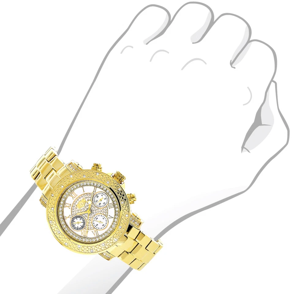 Reloj Mujer Acero Inoxidable Diamante | Luxurman Montana 36 mm Foto 4 de 4