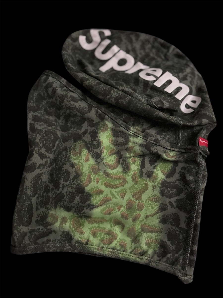 SUPREME HEAT REACTIVE LEOPARD BALACLAVA SKI MASK | eBay