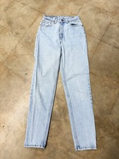 Vintage Levi's 512 Jeans Slim Fit Denim Tapered Large Made in USA 90s mom