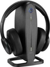 Insignia  - RF Wireless Over-the-Ear Headphones - Black