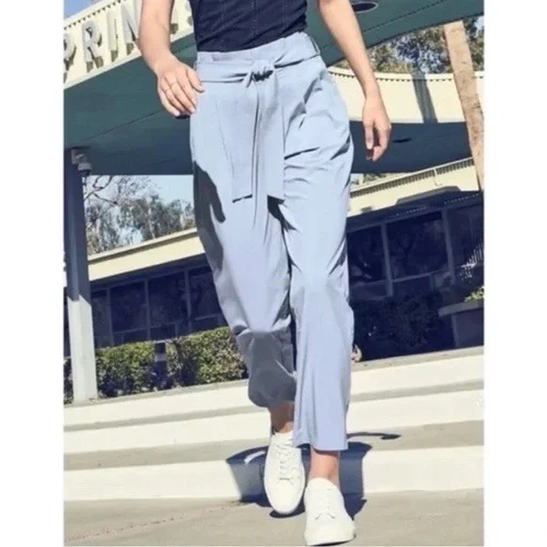 ATHLETA Pants Skyline Pant II Blue Belted size 6 Jogger