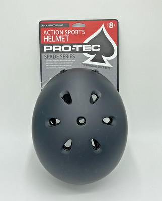 Pro-Tec SPADE Series Multi-Sport Helmet Black M/L 54-58cm Ages 8+ Safety Gear