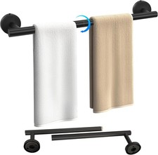 24 Inch Towel Bar for Bathroom Wall, Stainless Steel Towel Rack Wall Mounted