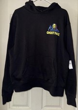 Ghost Face Hoodie Mens Large Black Pullover Graphic Scream 1-800-SCARE Horror