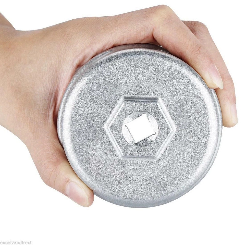 Llave de tapa de aluminio con filtro de aceite de 64,5 mm para Toyota Prius Corolla Rav4 Auris Camry Foto 3 de 4