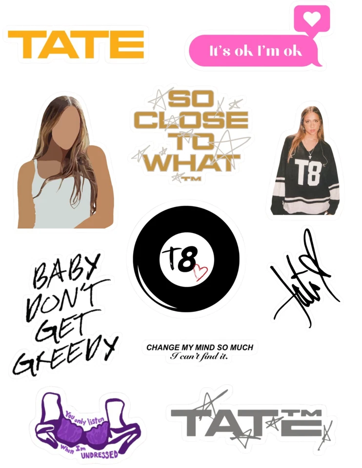 Tate McRae Stickers