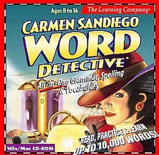 Carmen Sandiego: Word Detective (Apple) General Mills Merriam-Webster disc only