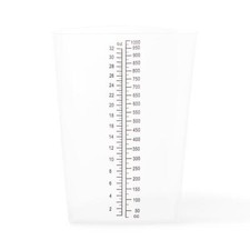 Grad Triangular Intake/Output Containers,32 oz Black