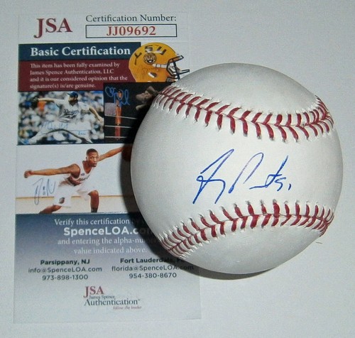 BREWERS Freddy Peralta signed baseball JSA COA AUTO Autographed Milwaukee - Picture 1 of 2