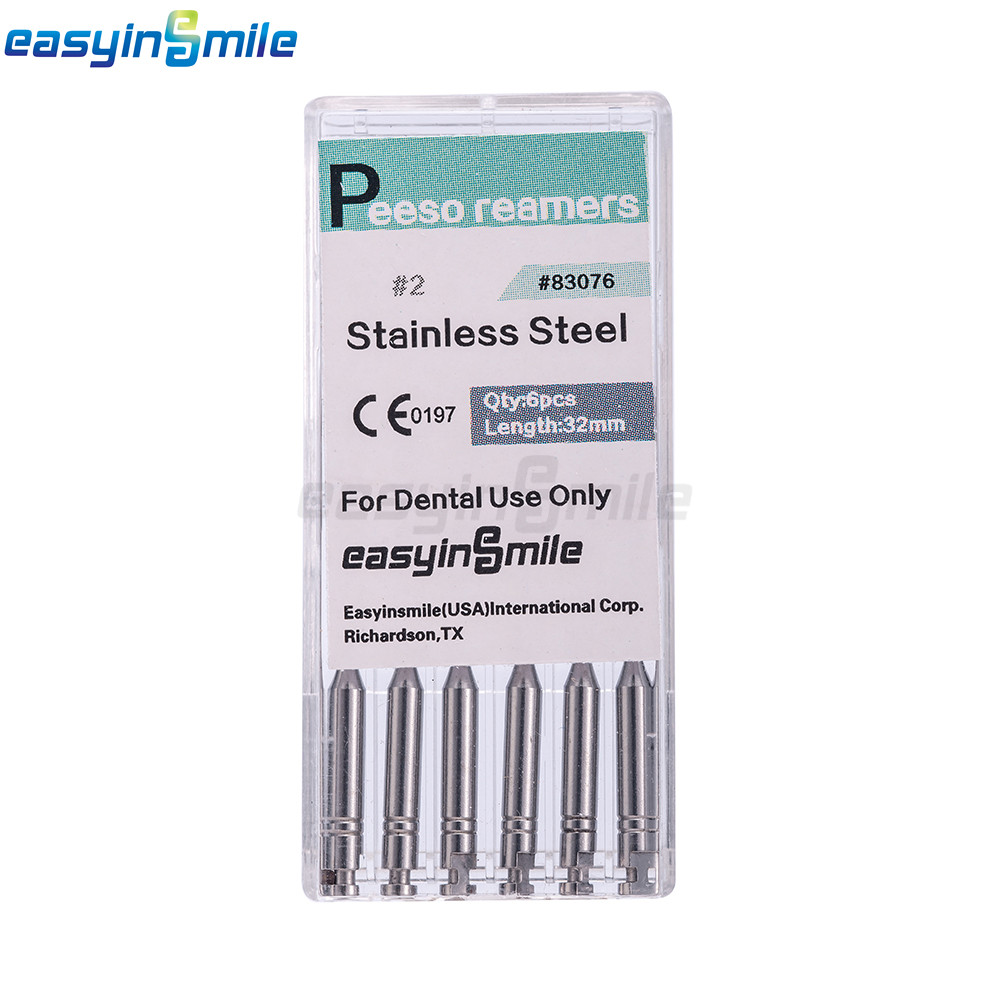 10Pks Dental Endo Pesso Reamers/Glidden Gates Spiral Root Canal Drill 32MM #1-#6 3