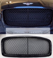 Bentley Gt Gtc Gtv8 Full Black Grills 2012-2018 Grills Can Split 3pc Set