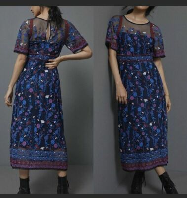 NEW Anthropologie size 8 Mehreen beaded Maxi dress | eBay NEW Anthropologie size 8 Mehreen beaded Maxi dress | eBay