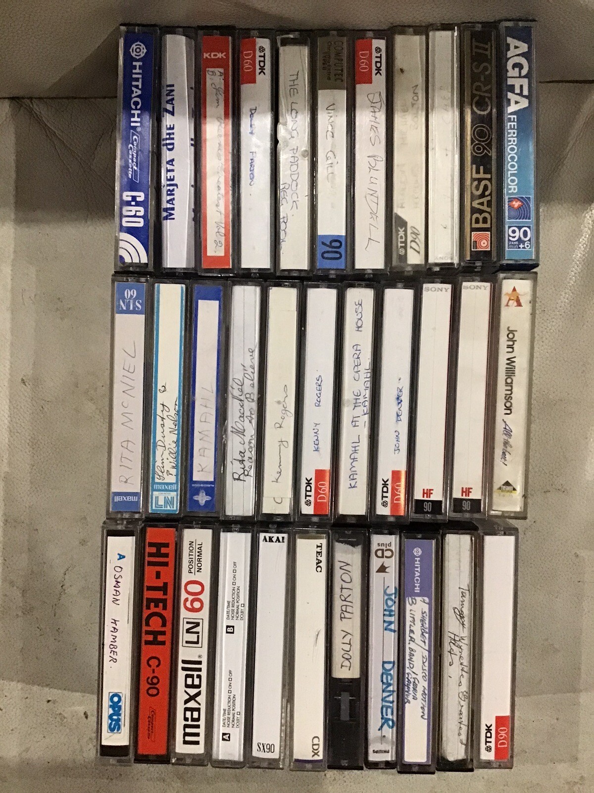 Cassette Tapes Bulk Lot Retro Vintage Blank Used x 33 Lot 105 eBay