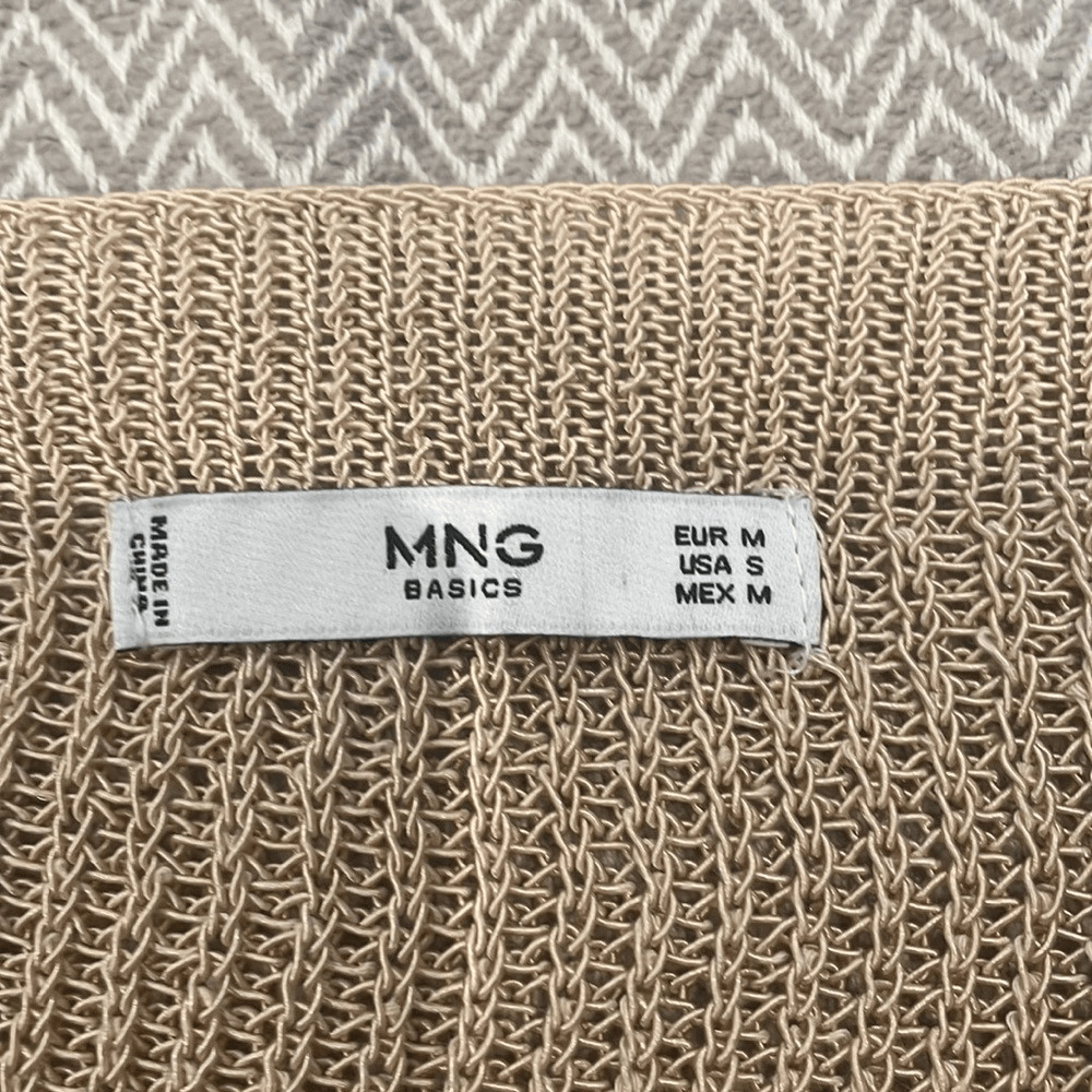 MANGO Basic Knitted Tank Top Size Small - image 4