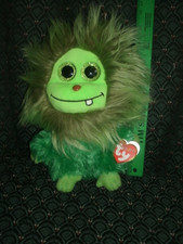 Ty Frizzys * 8" Medium * SCOOPS * Green * 2014 * MWMT * RETIRED * HTF * DOB:7/14