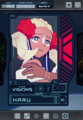 Star Wars Card Trader - 2023 Base Tier 10 54321 - Haru 3cc