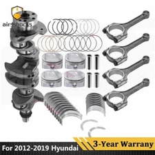 Engine Rebuild Overhaul Kit Crankshaft Rods for 1.6L Hyundai Accent Kia Rio Soul