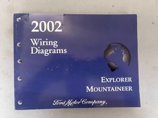 2002 Ford Explorer Electrical Wiring Diagram Manual Xls Xlt Limited Eddie Bauer 2002 Ford Explorer Electrical Wiring Diagram Manual Xls Xlt Limited Eddie Bauer