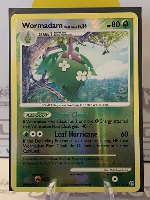 Wormadam Secret Wonders 41/132 Reverse Holo Rare Near Mint NM E29