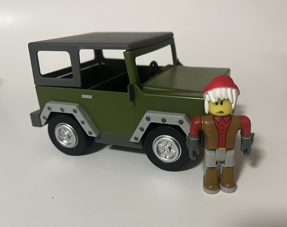 Roblox Apocalypse Rising 4×4フィギュア ROBLOX Apocalypse Rising 4x4 Jeep Vehicle With Red Figure Pre