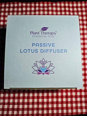 NEW! Plant Therapy Essential Oils Passive Lotus Diffuser Flower Aromatherapy