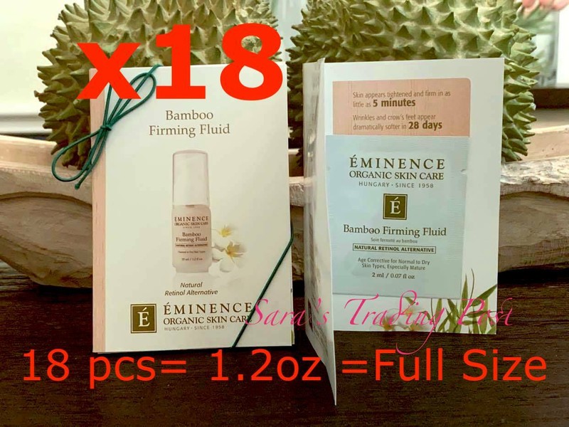 Eminence BAMBOO FIRMING FLUID Card Samples 2ml/.07oz Total 1.2oz=F/S Value$62