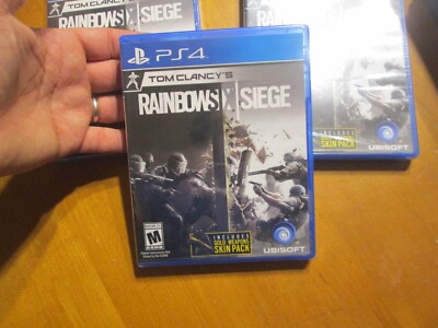 Tom Clancy's Rainbow Six Siege PS4 GOLD WEAPONS SKIN PACK LAUNCH EDITION US READ