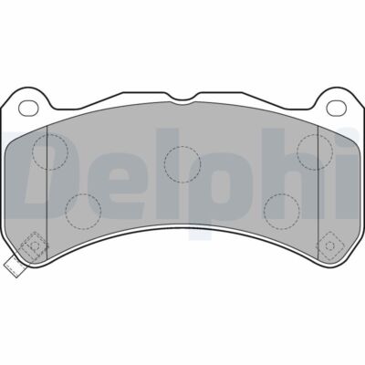 DELPHI LP2211 Bremsbelagsatz, Scheibenbremse für LEXUS