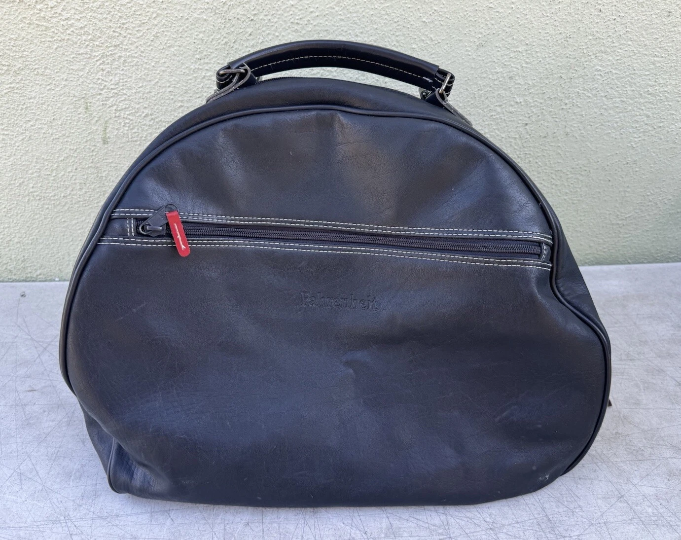 Sac en cuir Fahrenheit par Christian Dior week end à transporter noir D'OCCASION