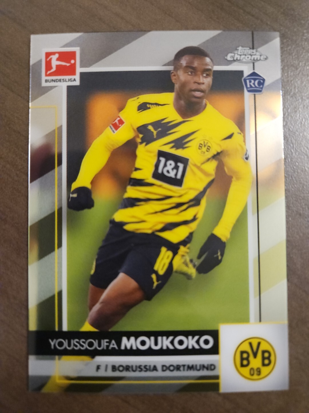 2020 Topps Chrome Youssofa Moukoko Bundesliga 29 RC
