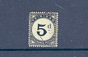 Trinidad and Tobago 1945 #J5 Used Postage Due/Black