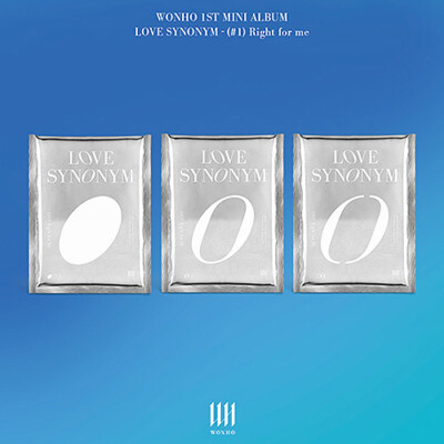 WONHO LOVE SYNONYM #1 RIGHT FOR ME Album 3 Ver SET 3CD+6 Book+3 Card+3 Pre-Order
