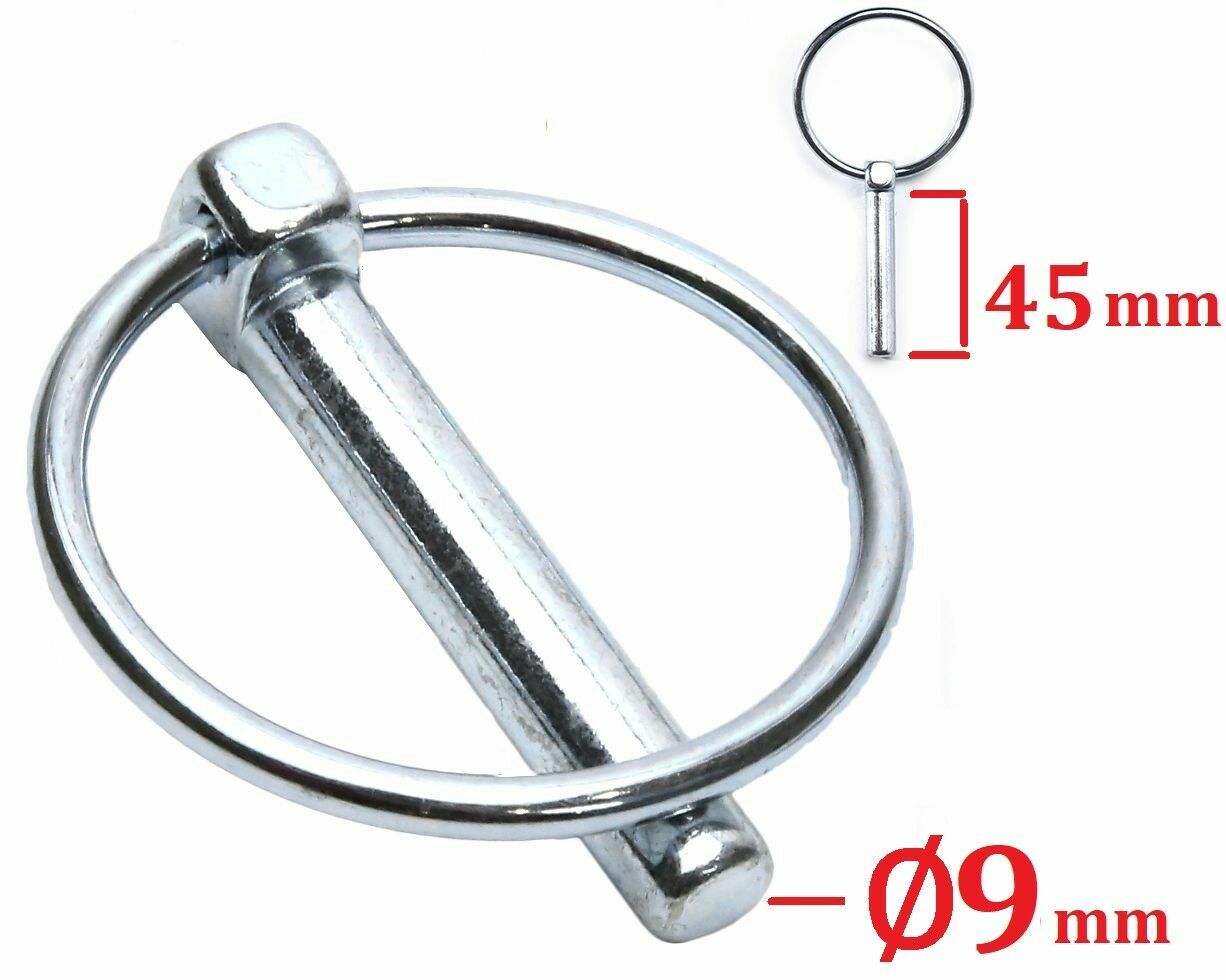Spine A Scatto In Acciaio Zincato 11x45mm - Perno Di Sicurezza Per Trattori E Mezzi Agricoli - Foto 2
