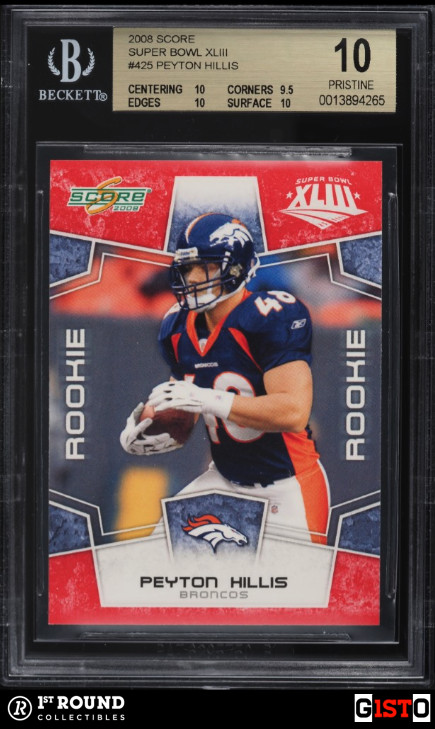 Peyton Hillis Score #425 Super Bowl XLIII-Glossy