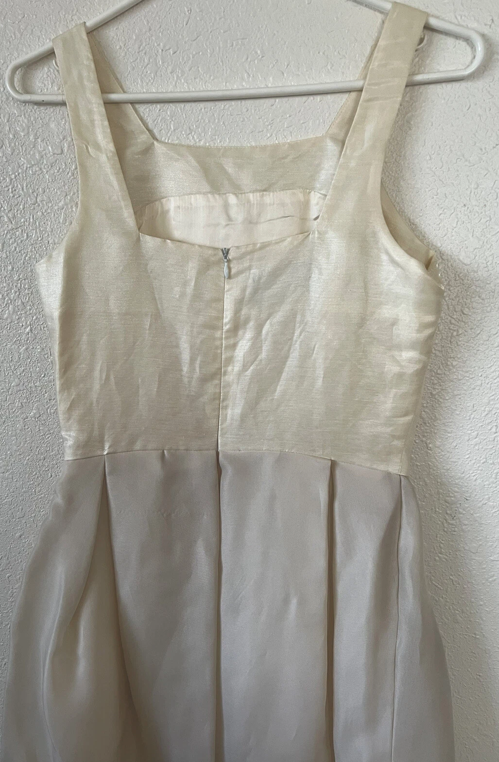 Abito VERSUS Gianni Versace vintage anni 70 80 autentico panna seta avaria tg 26 40 NUOVO