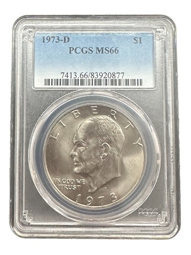 1973-S $1 PCGS MS66 MS 66 Eisenhower 