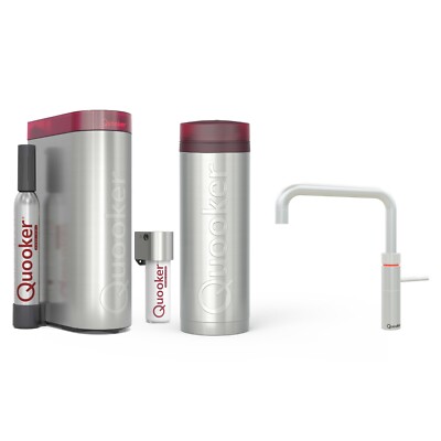 Quooker Fusion Square | Reservoirs PRO3 | CUBE & Filter | Voll-Edelstahl