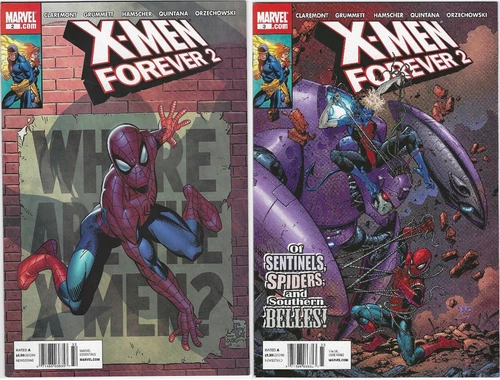 X-MEN FOREVER 2 # 2 & 3 NM 2010 AMAZING SPIDERMAN WOLVERINE NIGHTCRAWLER CYCLOPS